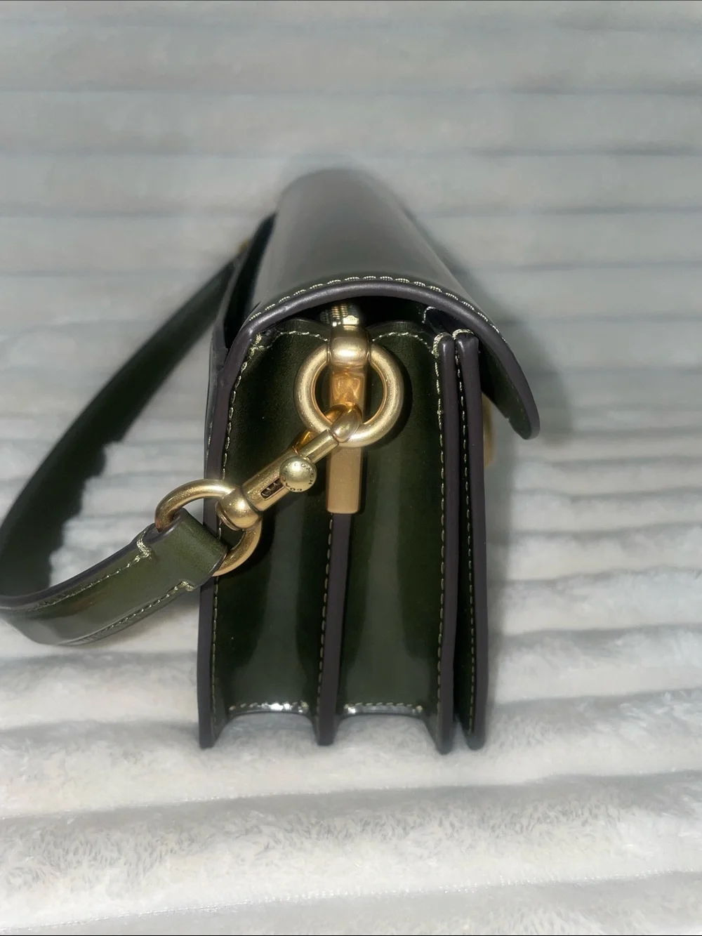 NWT Coach Tabby 26 in Olive Spazzolato  leather
